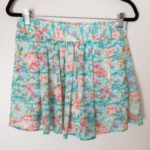 SALE❤️Zara Basic Floral Casual Skirt- size M